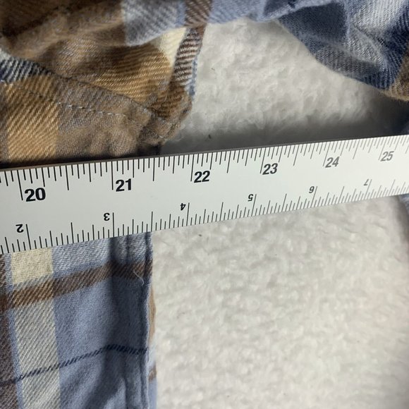 Alpine Design Shirt Men Medium Blue Plaid Cotton Flannel NWT Button-Up 8243 - Picture 7 of 8